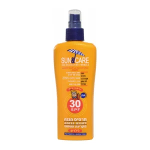 סאן קאר SPF30 UVA B תרסיס ילדים