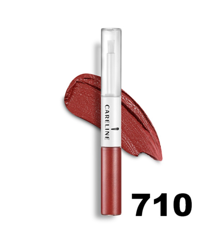 Careline | Everlast Gloss-שפתון עמיד דו-שלבי לצבע עוצמתי וברק קריסטלי 710.