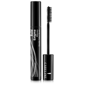 Careline | Bold Enigma Mascara Double Sided Brush-קרליין מסקרה שחורה להדגשה דרמטית ומבט מסתורי.