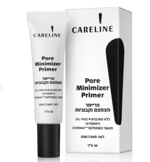 Careline | Pore Minimizer Primer - קרליין פריימר מצמצם נקבוביות למראה עור חלק ומטושטש 30 מ"ל.