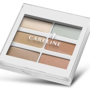 Careline | Conceal & Correct -קרליין פלטת קונסילרים ומתקני גוון למראה עור אחיד 15 גרם.