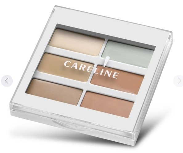 Careline | Conceal & Correct -קרליין פלטת קונסילרים ומתקני גוון למראה עור אחיד 15 גרם.