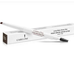Careline | Long Wear Brow Pen, Warm Brown - קרליין עיפרון גבות עמיד לעיצוב מדויק ומראה טבעי,גוון חום חם.