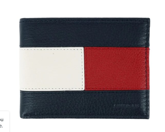 Tommy Hilfiger Men's Leather RFID -טומי ארנק לגבר עם הגנת RFID.