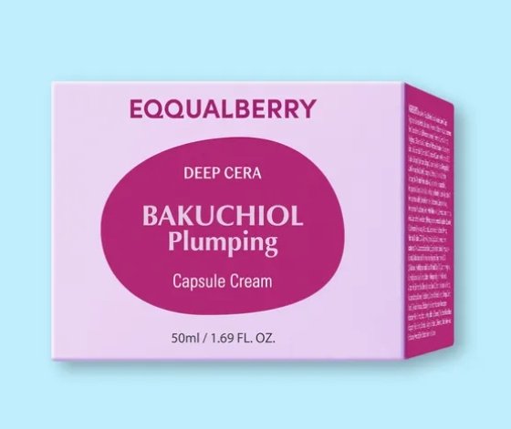 Eqqualberry Bakuchiol Plumping Capsule  – קרם קפסולות בקוצ'יול למיצוק, לחות וזוהר העור.