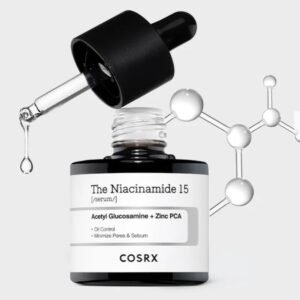Cosrx The Niacinamide 15 Serum-קוסרקס סרום מרוכז במיוחד המכיל 15% ניוצינאמיד 20 מ"ל.