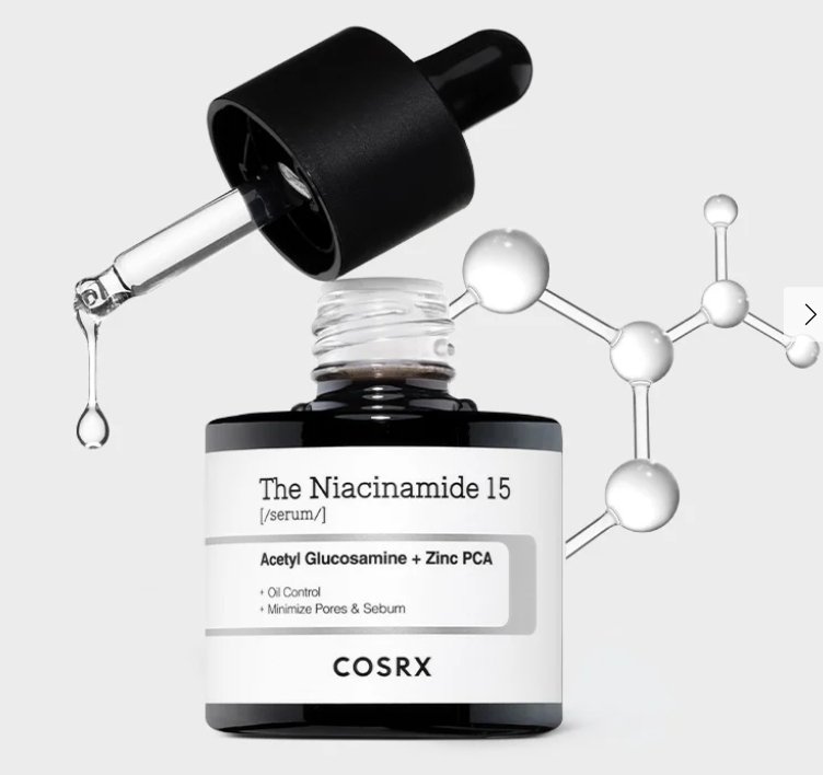 Cosrx The Niacinamide 15 Serum-קוסרקס סרום מרוכז במיוחד המכיל 15% ניוצינאמיד 20 מ"ל.