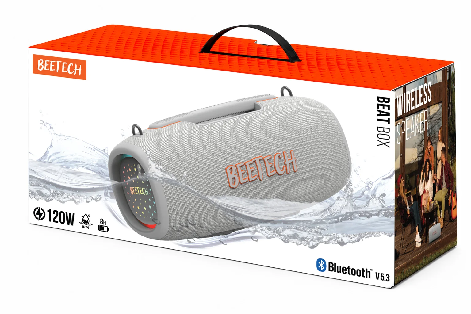 רמקול בלוטות’ דגם BeatBox מבית BeeTech