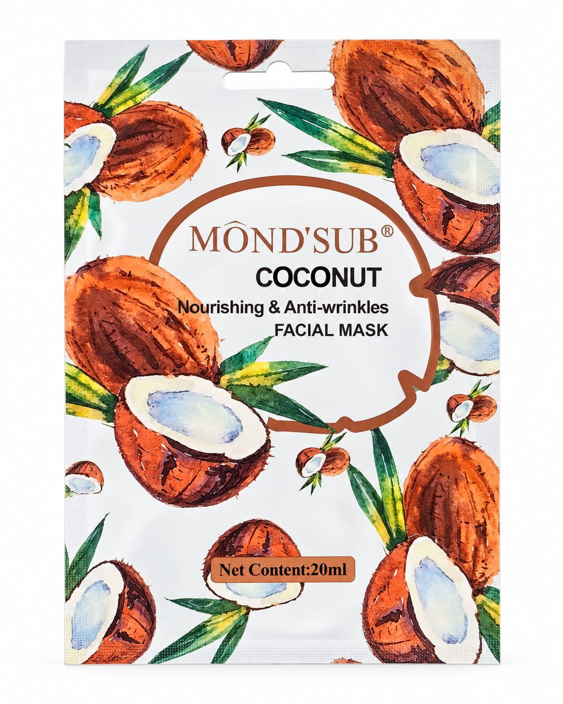 מסכת פנים מזינה עם קוקוס – MOND’SUB Coconut Facial Mask