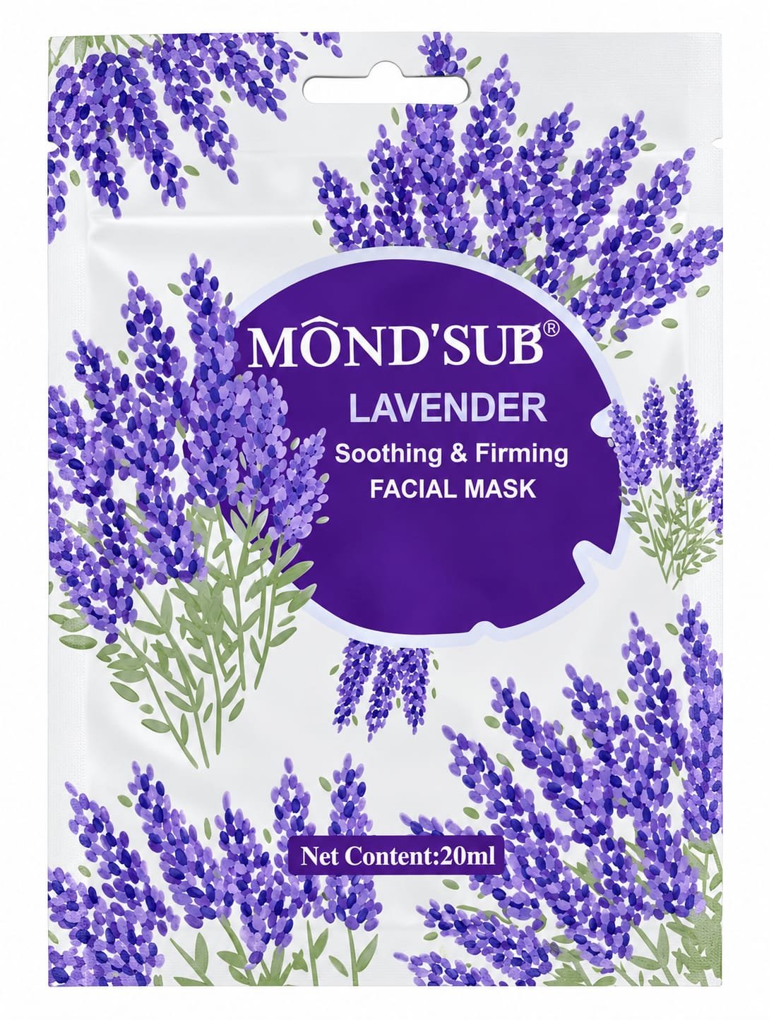 מסכת פנים לבנדר מרגיעה וממצקת – MOND’SUB Lavender Facial Mask