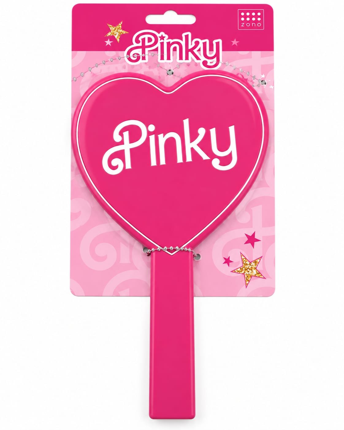 מראת יד בצורת לב Pinky – ורוד