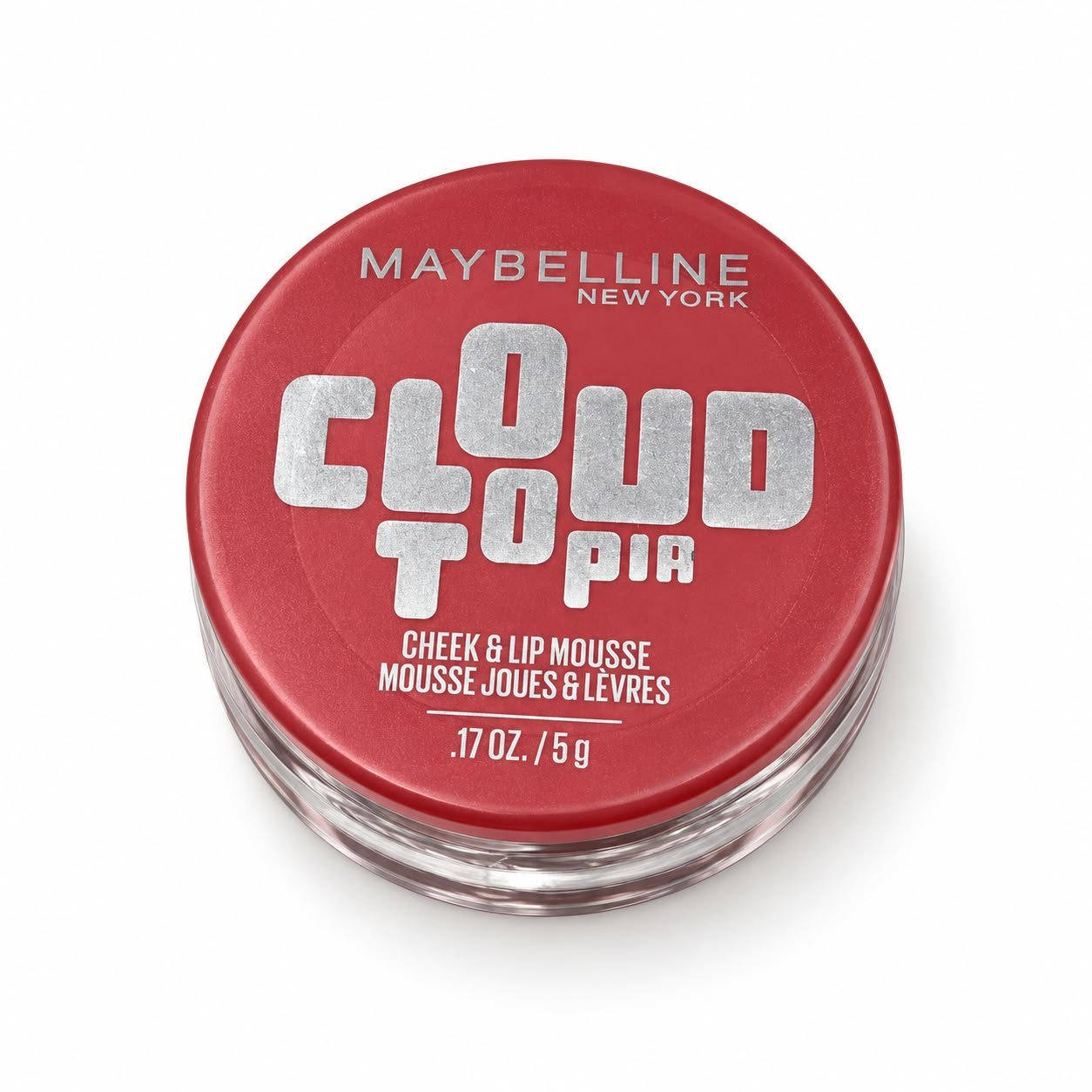 שם מוצר: Maybelline New York Cloudtopia Cheek & Lip Mousse – גוון ורוד מעושן, 5 גרם