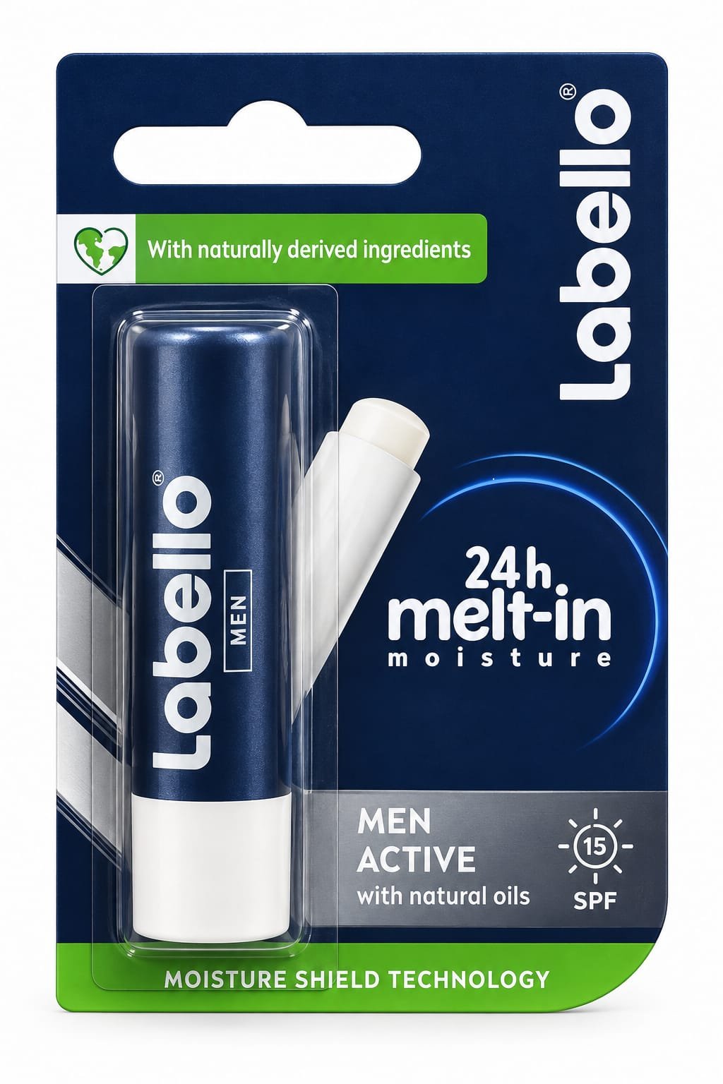 Labello Men Active SPF 15 – שפתון לחות לגברים