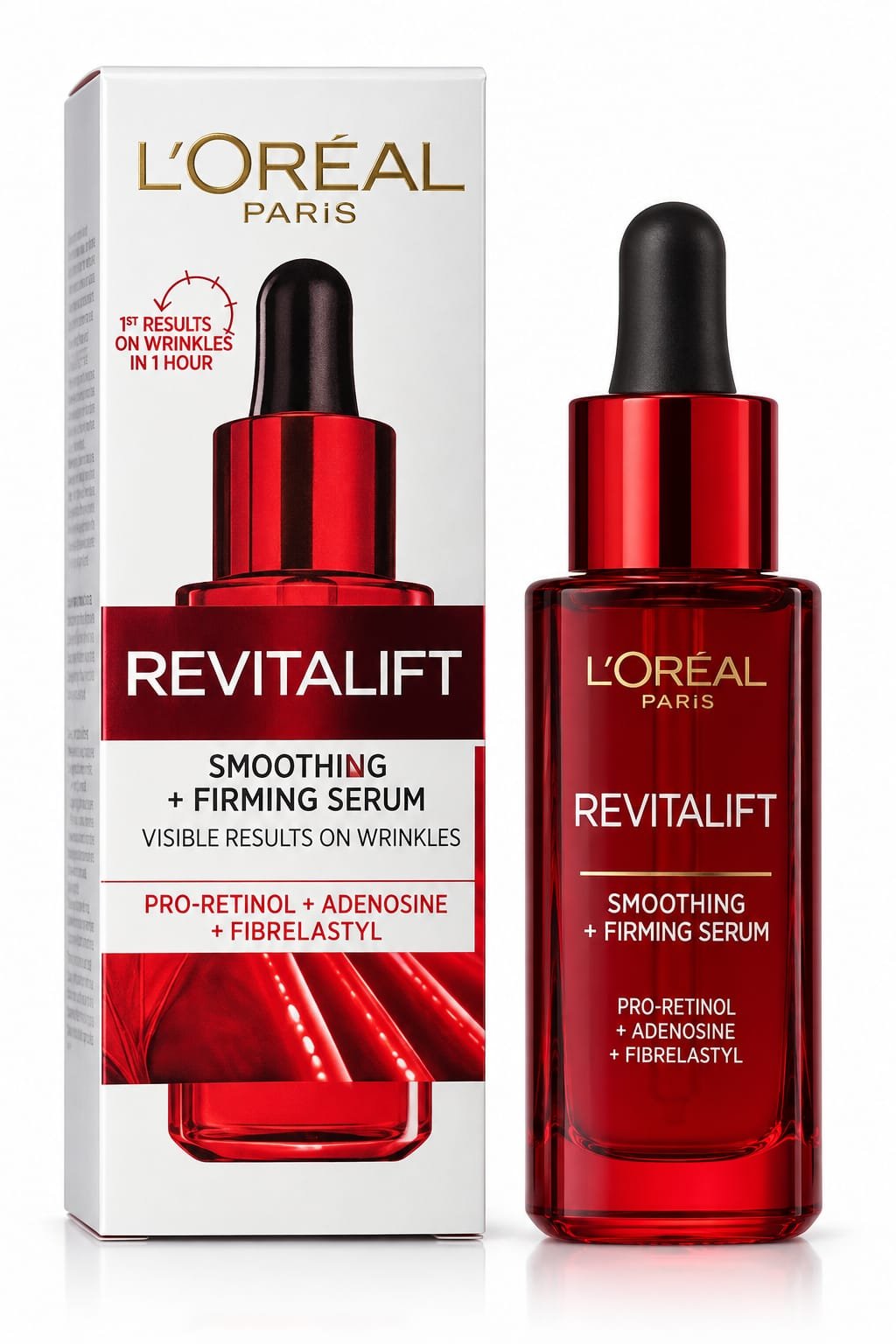 סרום L’Oréal Paris Revitalift להפחתת מראה הקמטים ואפקט מיצוק