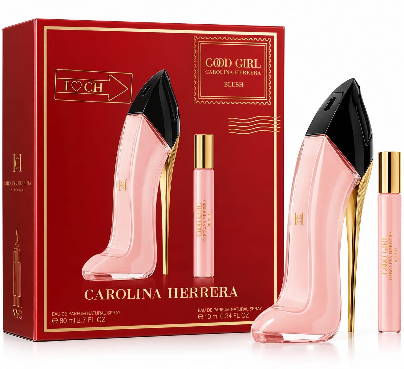 Carolina Herrera Good Girl Blush סט בושם לנשים – 80 מ״ל + 10 מ״ל