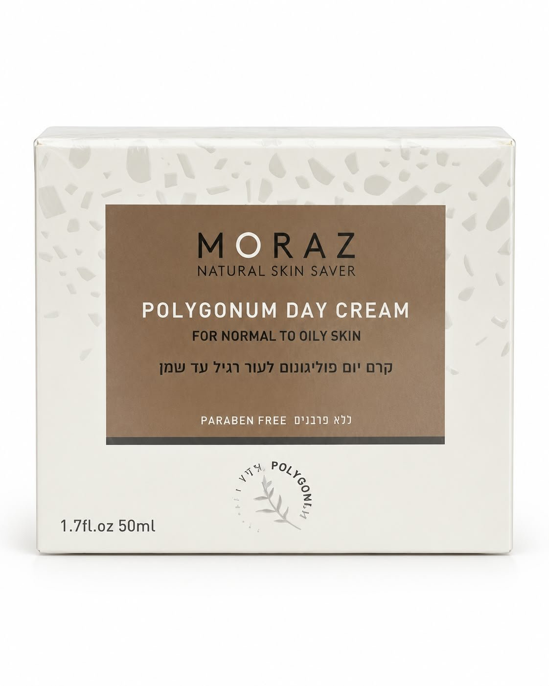 שם מוצר: Moraz Polygonum Day Cream – קרם יום לעור רגיל עד שמן, 50 מ״ל