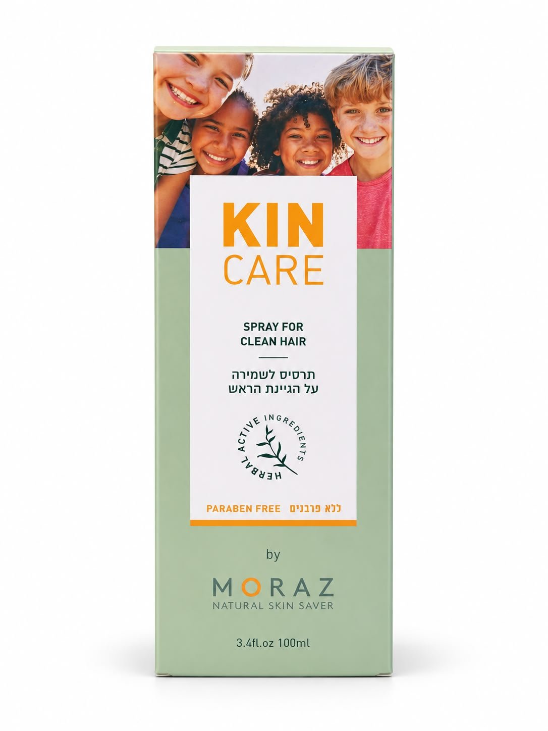 שם מוצר: KIN CARE by Moraz – תרסיס לשיער נקי, 100 מ״ל