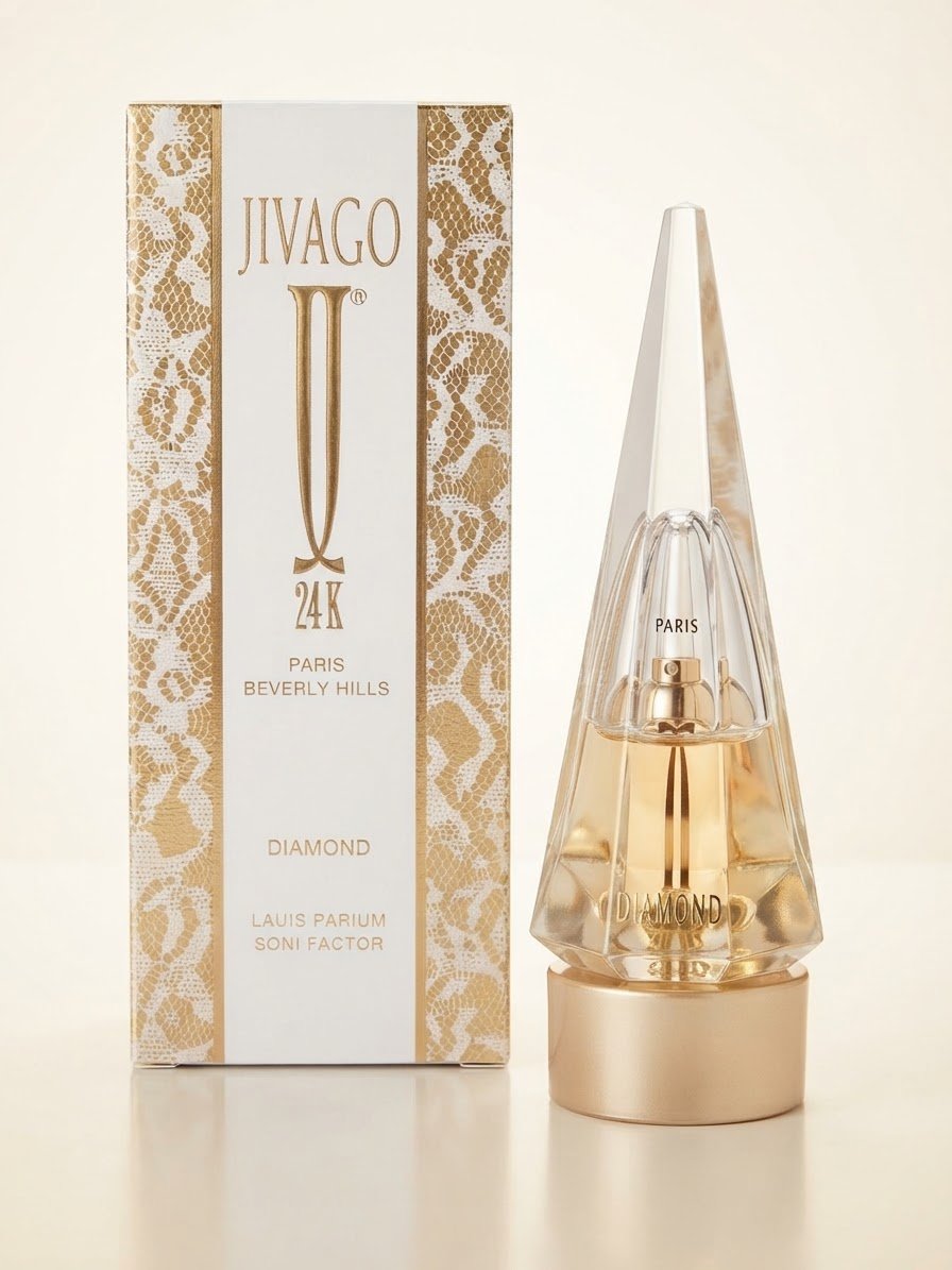בושם לאישה JIVAGO 24K Diamond Eau de Parfum – 75 מ״ל
