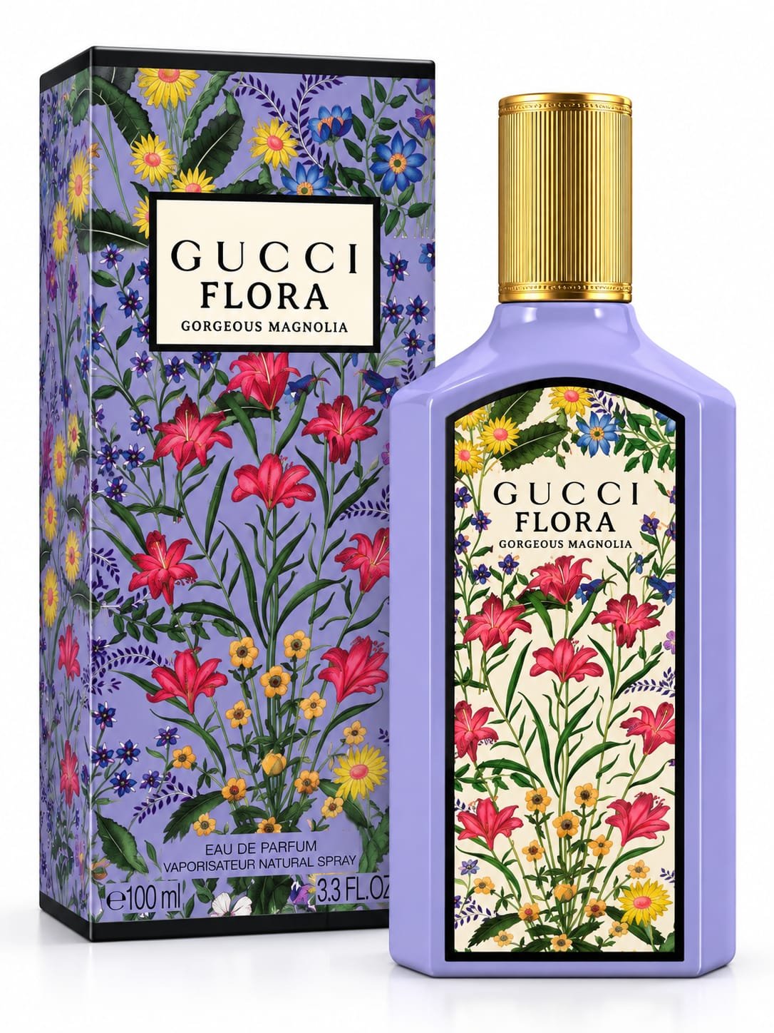 בושם לאישה Gucci Flora Gorgeous Magnolia Eau de Parfum – 100 מ״ל