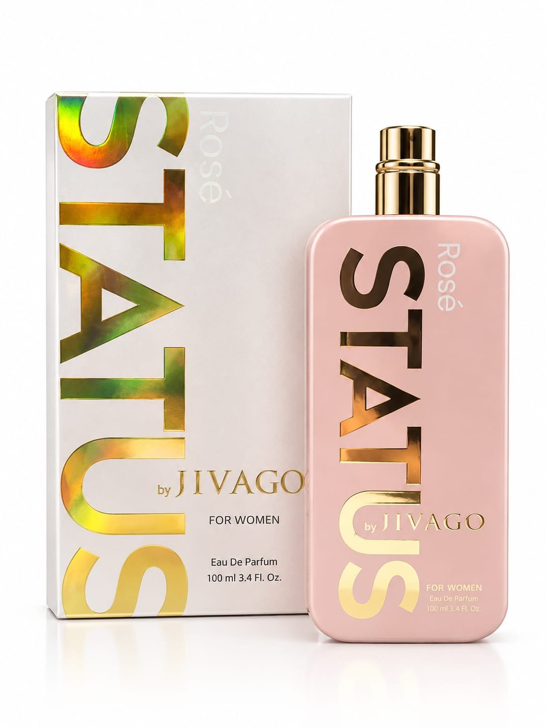בושם STATUS Rosé by JIVAGO לנשים – Eau de Parfum 100 מ"ל