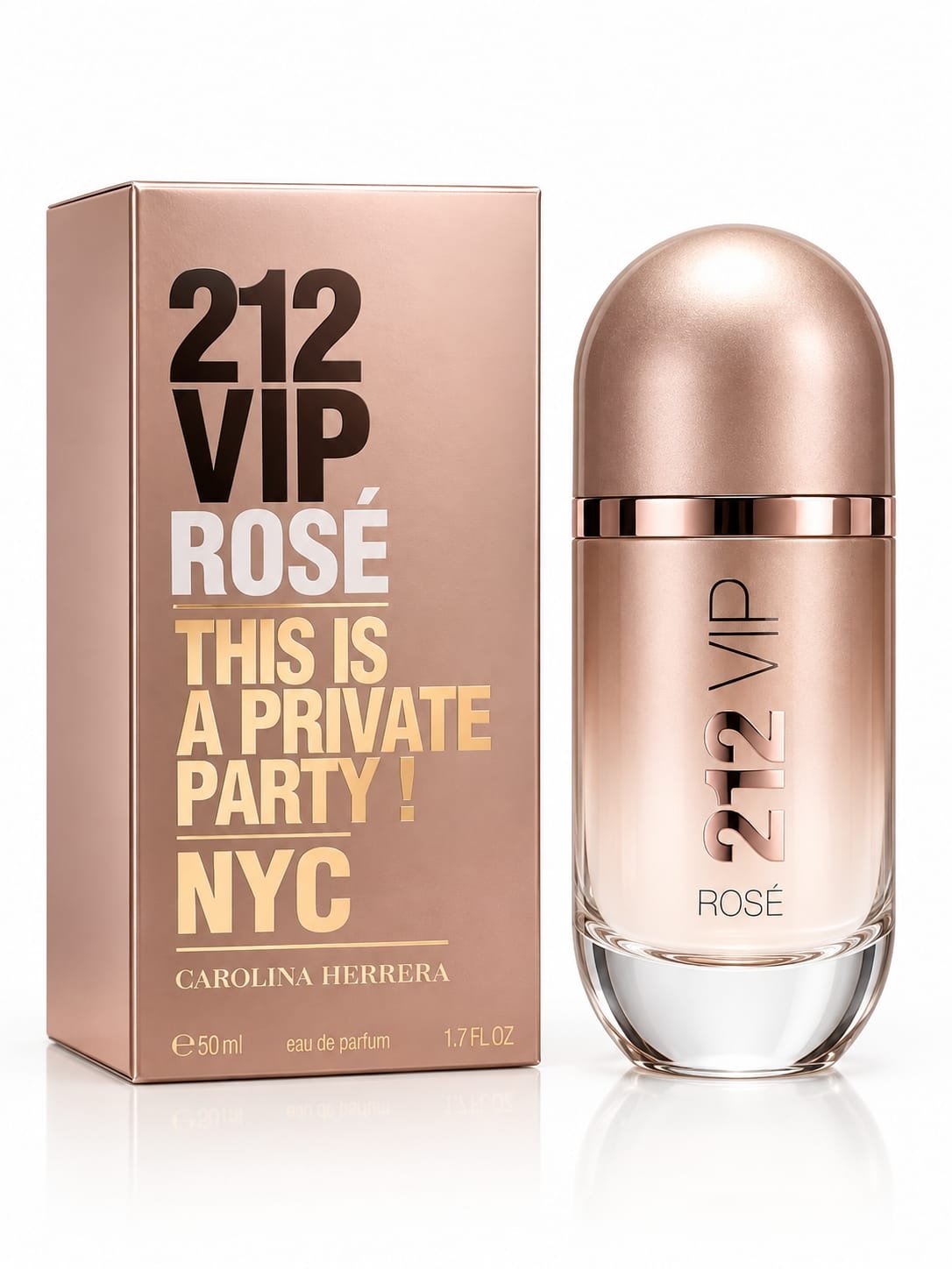 Carolina Herrera 212 VIP Rosé Eau de Parfum לאישה – 50 מ״ל