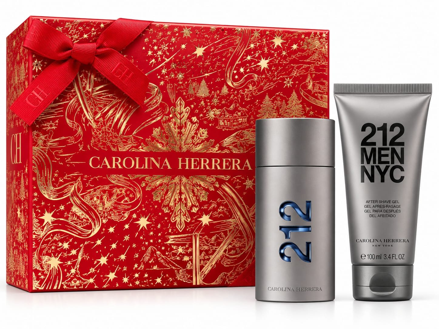 Carolina Herrera 212 Men NYC – מארז לגבר EDT 100 מ״ל + ג׳ל לאחר גילוח 100 מ״ל
