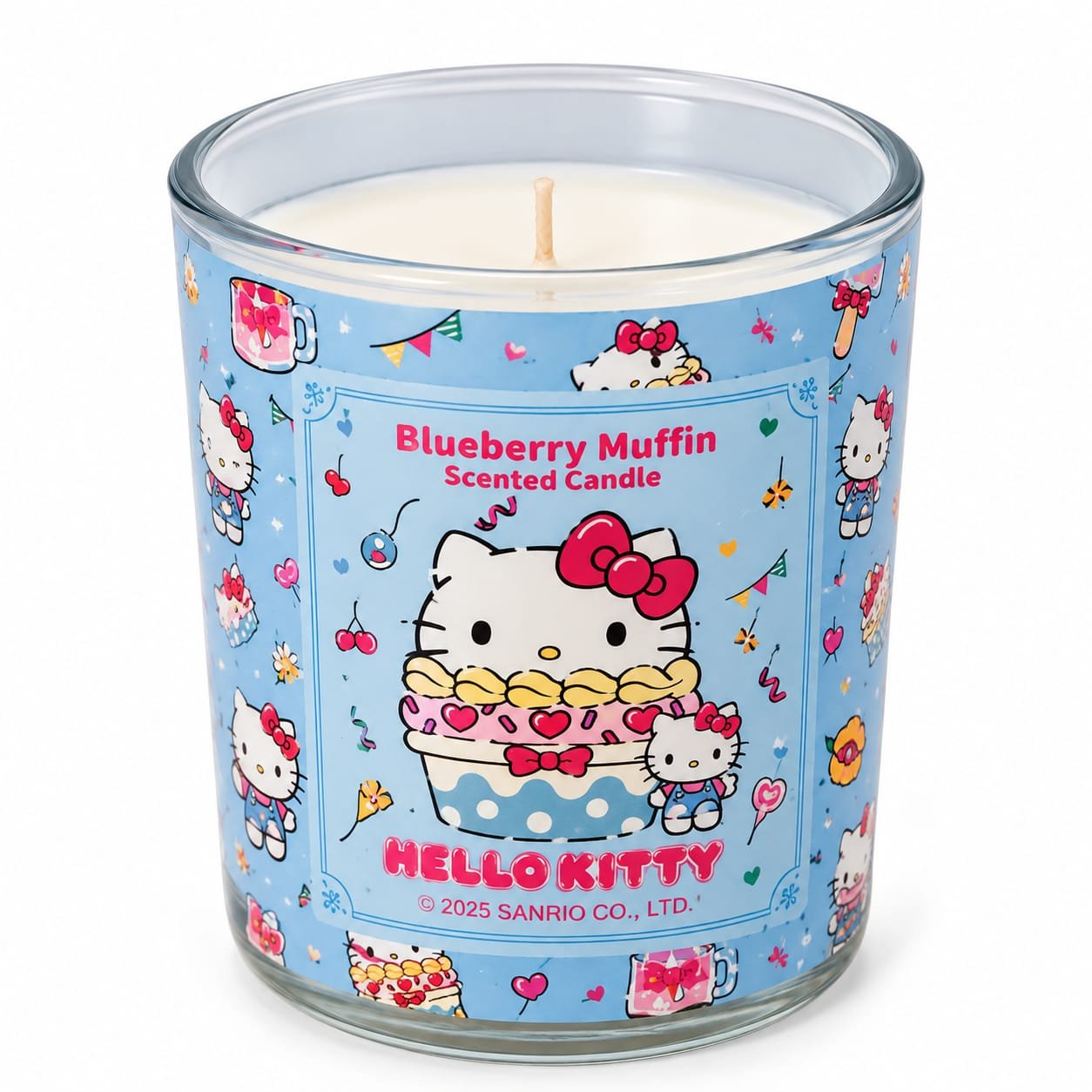 נר ריחני Hello Kitty – Blueberry Muffin – 206 גרם
