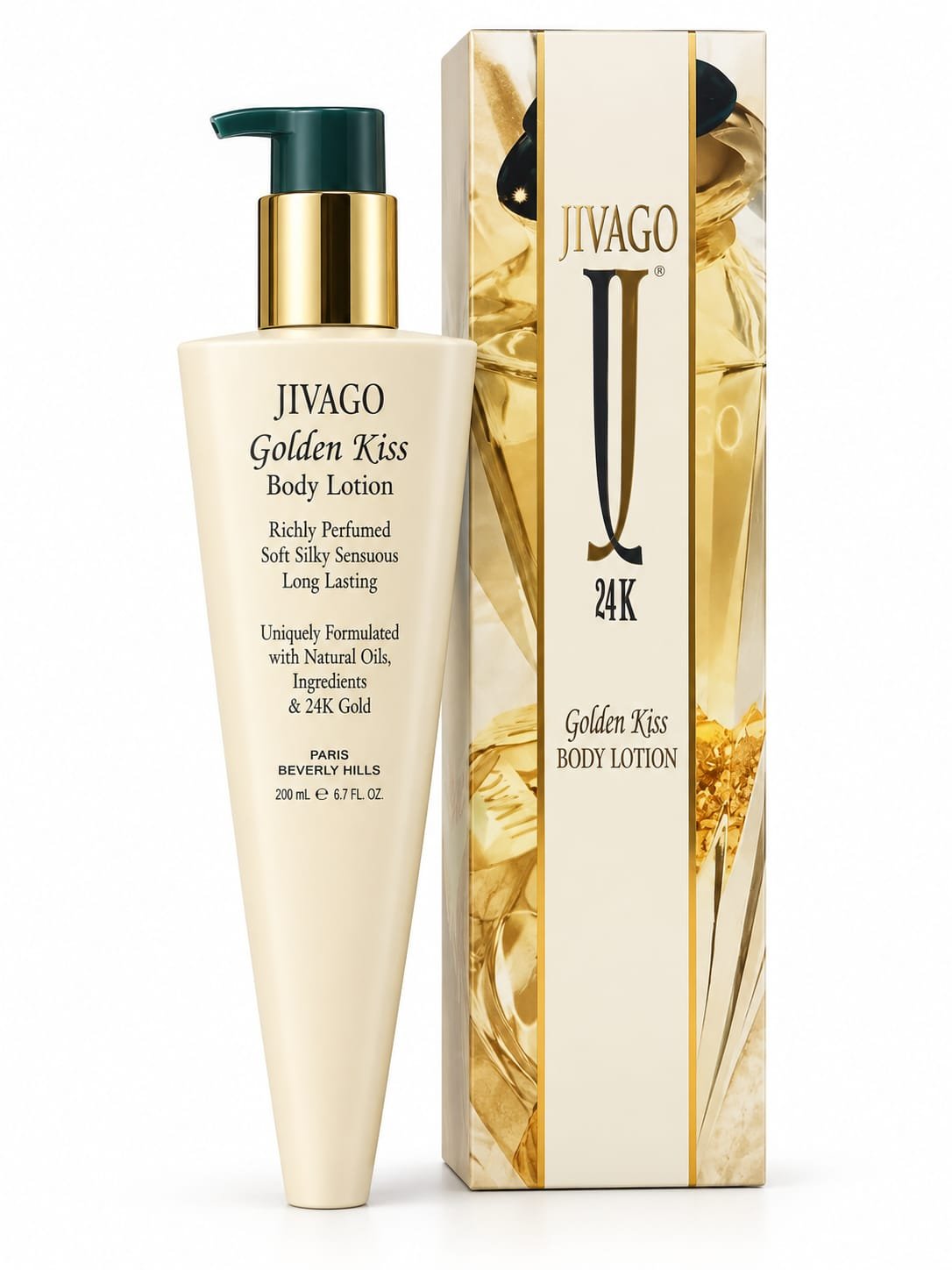 תחליב גוף מבושם Jivago Golden Kiss ‏– 200 מ״ל