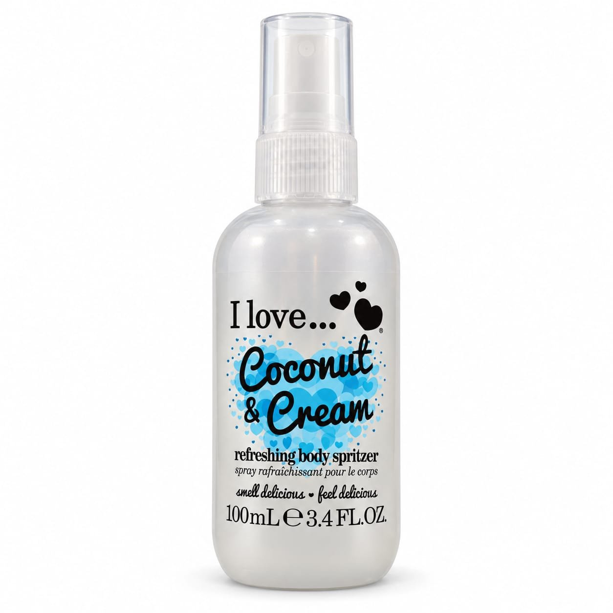 ספריי גוף בניחוח קוקוס ושמנת – I Love… Coconut & Cream, ‏100 מ״ל