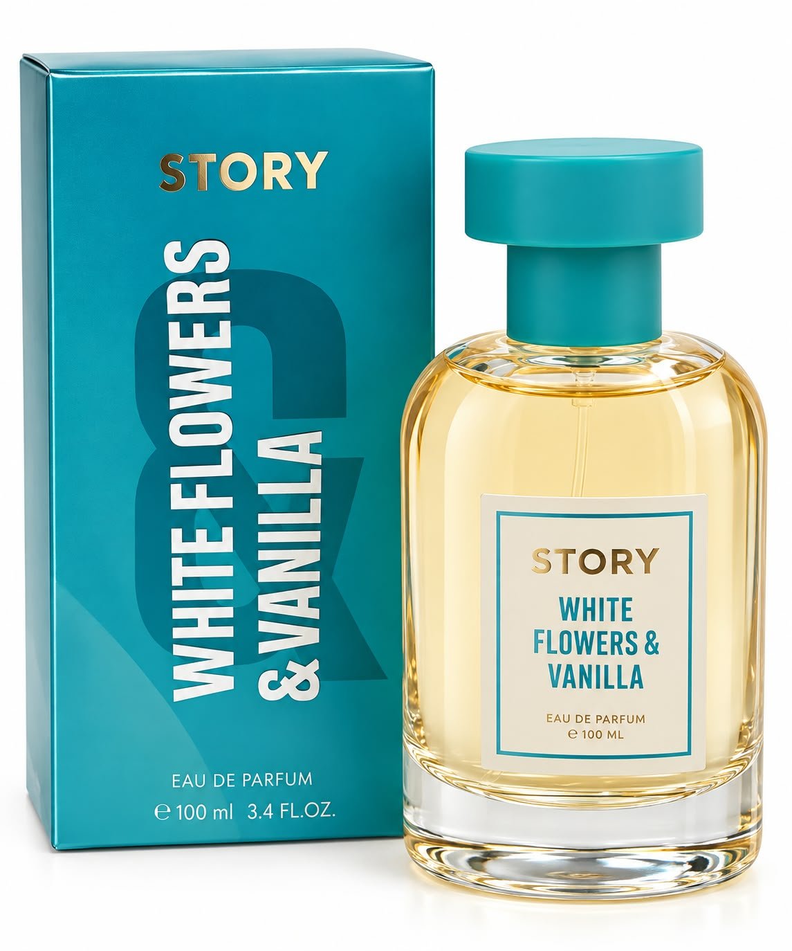 STORY WHITE FLOWER & VANILLA- סטורי פרחים לבנים ווניל , בושם לנשים 100 מ"ל